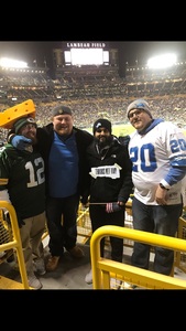 Richard attended Green Bay Packers vs. Detroit Lions - NFL on Nov 6th 2017 via VetTix 