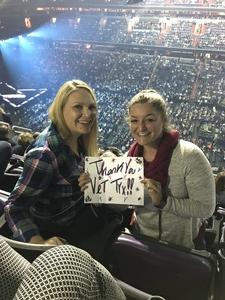 Meaghan attended Soul2Soul Tour With Faith Hill and Tim McGraw on Oct 13th 2017 via VetTix 