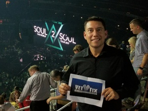 David attended Soul2Soul Tour With Faith Hill and Tim McGraw on Oct 13th 2017 via VetTix 