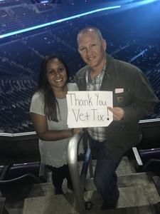 Terry attended Soul2Soul Tour With Faith Hill and Tim McGraw on Oct 13th 2017 via VetTix 