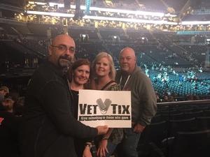 Michael attended Soul2Soul Tour With Faith Hill and Tim McGraw on Oct 27th 2017 via VetTix 