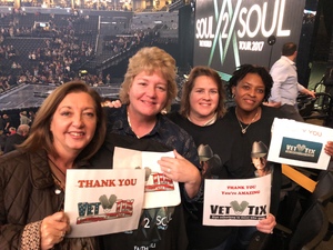 Fongbana attended Soul2Soul Tour With Faith Hill and Tim McGraw on Oct 27th 2017 via VetTix 