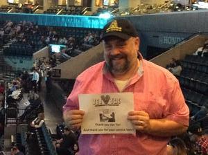 Darrell attended Soul2Soul Tour With Faith Hill and Tim McGraw on Oct 27th 2017 via VetTix 
