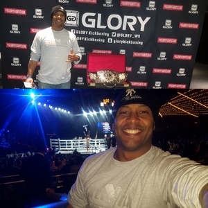 RAY attended Glory 48 New York - Presented by Glory Kickboxing - Live at Madison Square Garden on Dec 1st 2017 via VetTix 