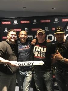 Tika attended Glory 48 New York - Presented by Glory Kickboxing - Live at Madison Square Garden on Dec 1st 2017 via VetTix 