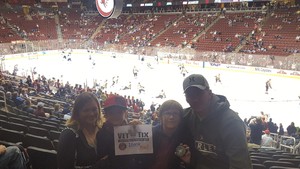 Jerry attended Arizona Coyotes vs. Winnipeg Jets - NHL - Military Appreciation Game! on Nov 11th 2017 via VetTix 