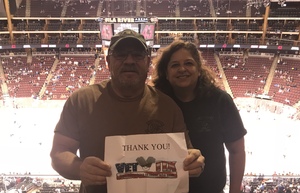 Jeffrey attended Arizona Coyotes vs. Winnipeg Jets - NHL - Military Appreciation Game! on Nov 11th 2017 via VetTix 
