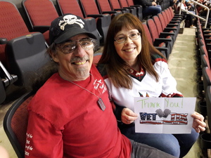 Jeanne attended Arizona Coyotes vs. Winnipeg Jets - NHL - Military Appreciation Game! on Nov 11th 2017 via VetTix 