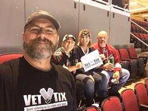 Travis attended Arizona Coyotes vs. Carolina Hurricanes - NHL - Military Appreciation Game! on Nov 4th 2017 via VetTix 