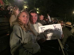 James attended Zac Brown Band on Oct 29th 2017 via VetTix 