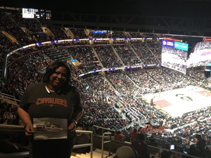 Geniece attended Cleveland Cavaliers vs. Milwaukee Bucks - NBA - Military Appreciation Night! on Nov 7th 2017 via VetTix 