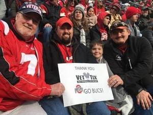 BertAllen attended Ohio State Buckeyes vs. Michigan State - NCAA Football - Military/veteran Appreciation Day Game on Nov 11th 2017 via VetTix 