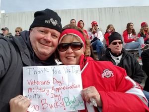 William attended Ohio State Buckeyes vs. Michigan State - NCAA Football - Military/veteran Appreciation Day Game on Nov 11th 2017 via VetTix 