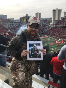 Justin attended Ohio State Buckeyes vs. Michigan State - NCAA Football - Military/veteran Appreciation Day Game on Nov 11th 2017 via VetTix 