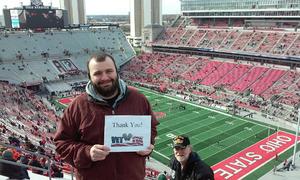 Russell attended Ohio State Buckeyes vs. Michigan State - NCAA Football - Military/veteran Appreciation Day Game on Nov 11th 2017 via VetTix 