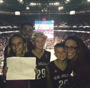 New Orleans Pelicans vs. Los Angeles Clippers - NBA - Veterans Appreciation Game!