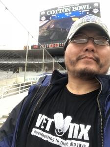 Seung attended 2017 Zaxby's Heart of Dallas Bowl - West Virginia Mountaineers vs. Utah Utes - NCAA Football on Dec 26th 2017 via VetTix 