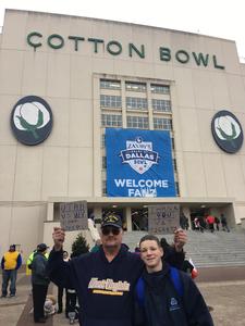 Richard attended 2017 Zaxby's Heart of Dallas Bowl - West Virginia Mountaineers vs. Utah Utes - NCAA Football on Dec 26th 2017 via VetTix 