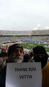 Michael W. attended 2017 Zaxby's Heart of Dallas Bowl - West Virginia Mountaineers vs. Utah Utes - NCAA Football on Dec 26th 2017 via VetTix 