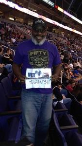 Perry attended Phoenix Suns vs. New Orleans Pelicans - NBA on Nov 24th 2017 via VetTix 