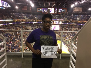 Eugena attended Phoenix Suns vs. Los Angeles Lakers - NBA on Nov 13th 2017 via VetTix 