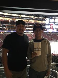 Jacob attended Arizona Coyotes vs. Los Angeles Kings - NHL on Nov 24th 2017 via VetTix 