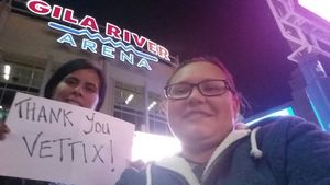Alissa attended Arizona Coyotes vs. Los Angeles Kings - NHL on Nov 24th 2017 via VetTix 