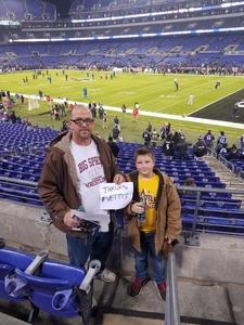 John Brletich attended Baltimore Ravens vs. Houston Texans - NFL - Monday Night Football on Nov 27th 2017 via VetTix 