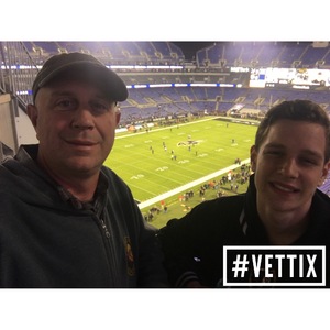Matthew attended Baltimore Ravens vs. Houston Texans - NFL - Monday Night Football on Nov 27th 2017 via VetTix 