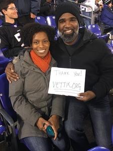 Andre attended Baltimore Ravens vs. Houston Texans - NFL - Monday Night Football on Nov 27th 2017 via VetTix 