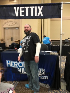 Sean attended Heroes and Villains Fan Fest on Apr 7th 2018 via VetTix 