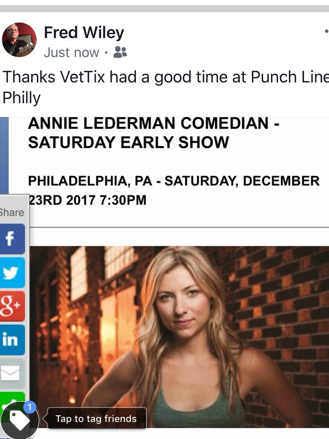 Annie Lederman Comedian - Saturday Early Show