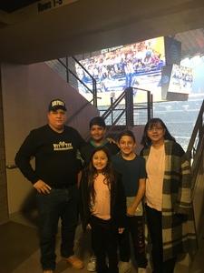Monkman Family attended PBR Iron Cowboy on Feb 24th 2018 via VetTix 