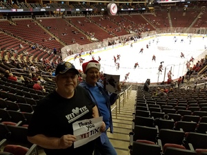 jerry attended Arizona Coyotes vs. Tampa Bay Lightning - NHL on Dec 14th 2017 via VetTix 