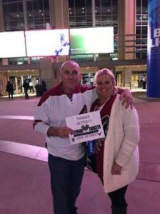 Robert attended Arizona Coyotes vs. Tampa Bay Lightning - NHL on Dec 14th 2017 via VetTix 