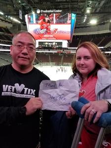 Matt attended New Jersey Devils vs. Chicago Blackhawks - NHL on Dec 23rd 2017 via VetTix 