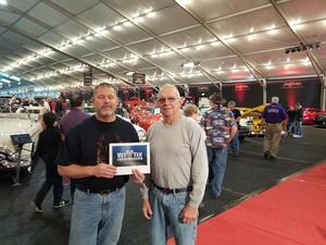 Brian attended Barrett Jackson - the Worlds Greatest Collector Car Auctions - 1 Ticket Equals 2 - Monday on Jan 15th 2018 via VetTix 