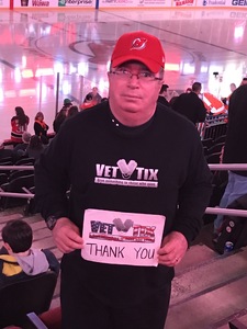 Robert attended New Jersey Devils vs. Philadelphia Flyers - NHL on Jan 13th 2018 via VetTix 