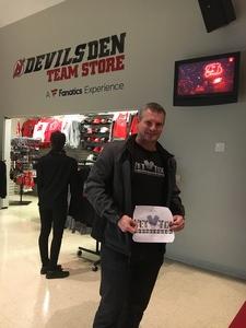 Kristian attended New Jersey Devils vs. Nashville Predators - NHL on Jan 25th 2018 via VetTix 