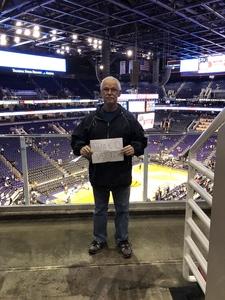 Frank attended Phoenix Suns vs. Memphis Grizzlies - NBA on Dec 21st 2017 via VetTix 