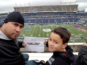 Manny attended Citrus Bowl Presented by Overton's - Notre Dame Fighting Irish vs. LSU Tigers - NCAA Football on Jan 1st 2018 via VetTix 
