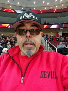 George attended New Jersey Devils vs. Calgary Flames - NHL on Feb 8th 2018 via VetTix 