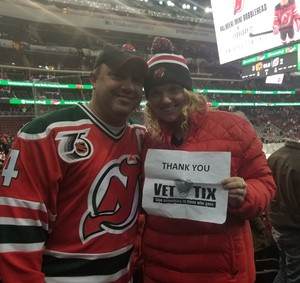 wesley attended New Jersey Devils vs. Calgary Flames - NHL on Feb 8th 2018 via VetTix 