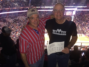 Paul attended Phoenix Suns vs. Houston Rockets - NBA on Jan 12th 2018 via VetTix 