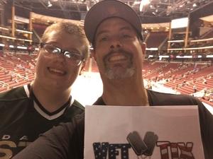 Michael attended Arizona Coyotes vs. Dallas Stars - NHL on Feb 1st 2018 via VetTix 