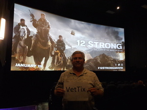 12 Strong - Warner Brothers - Pre Release Screening - Admit Two Pass