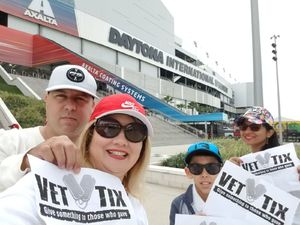 victor attended Daytona 500 - the Great American Race - Monster Energy NASCAR Cup Series on Feb 18th 2018 via VetTix 