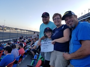 The Gilbert Family attended Daytona 500 - the Great American Race - Monster Energy NASCAR Cup Series on Feb 18th 2018 via VetTix 