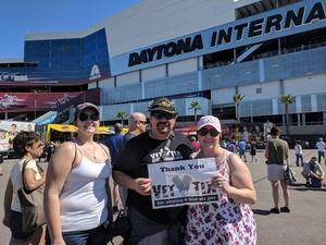 Joseph attended Daytona 500 - the Great American Race - Monster Energy NASCAR Cup Series on Feb 18th 2018 via VetTix 