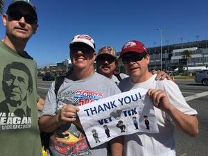 William attended Daytona 500 - the Great American Race - Monster Energy NASCAR Cup Series on Feb 18th 2018 via VetTix 